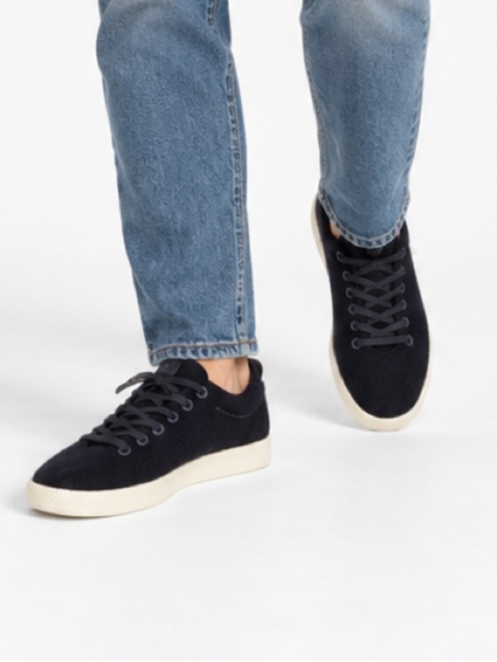 Allbirds Men’s Wool Piper Merino Wool Black Sneakers Shoes Size 10